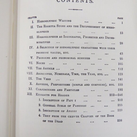 Egyptian Language - Easy Lessons In Egyptian Hieroglyphics Wallis Budge 1973 HC - Picture 12 of 15